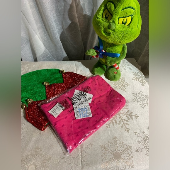 Lularoe TC2 Pink Breast Cancer Ribbon Leggings - Picture 4 of 5